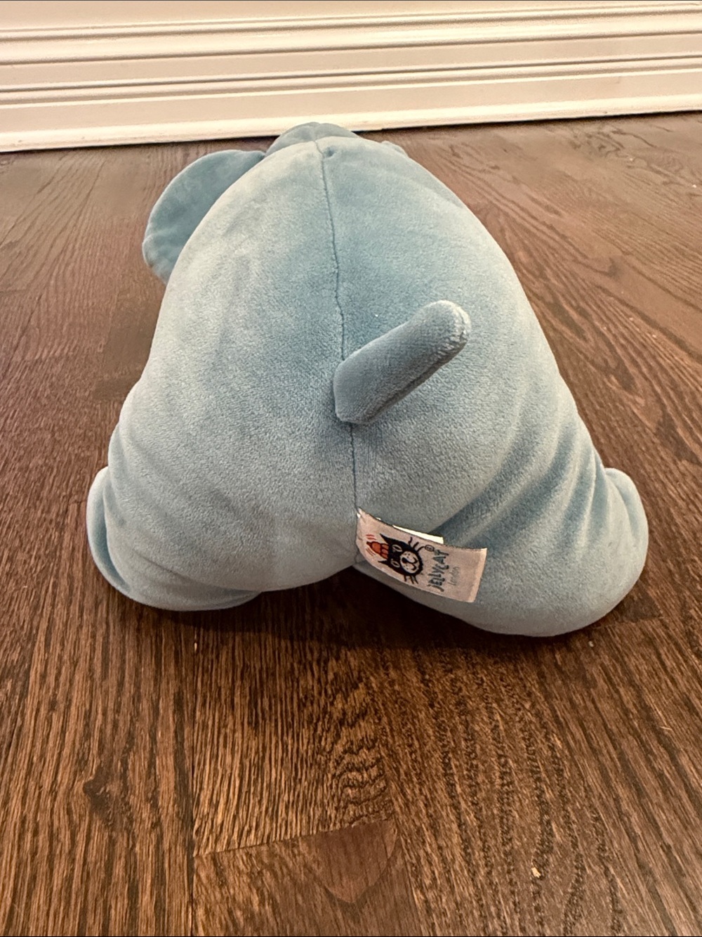 Jellycat Mellow Mallow Elly Blue Elephant Plush Stuffed Animal Soft retired - Picture 4 of 6